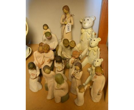A group of modern collector's figures, Willow Tree and others; qty
