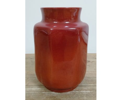 A Pilkingtons Royal Lancastrian mottled red vase, no. 2097, height 23cm.&nbsp;Condition - good, appears free from any chip, c