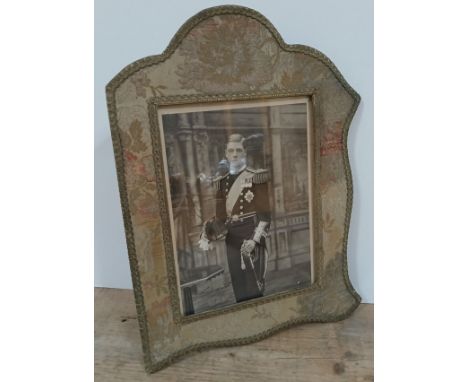 H.R.H. Prince Edward, later King Edward VIII, autographed full length photographic portrait depicting the then Prince in Roya
