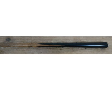 A one piece shortened snooker cue by Orme &amp; Sons Manchester. 51 inch