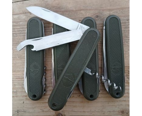 A group of five German Army knives by Victorinox, circa 1970/80s.