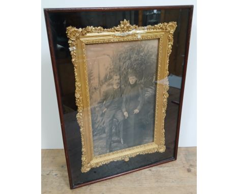Prince Albert Victor, later King George Vi and Princes Mary, later Queen Mary, a fine photographic portrait circa 1891, gilt 