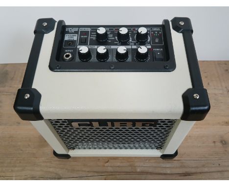 A Micro Cube GX guitar amplifier. 