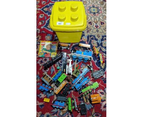Assorted Thomas the Tank engine toys. 