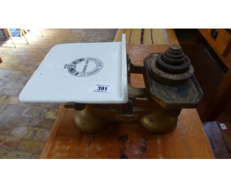 A set of Joseph &amp; Jesse Siddons Ltd scales 