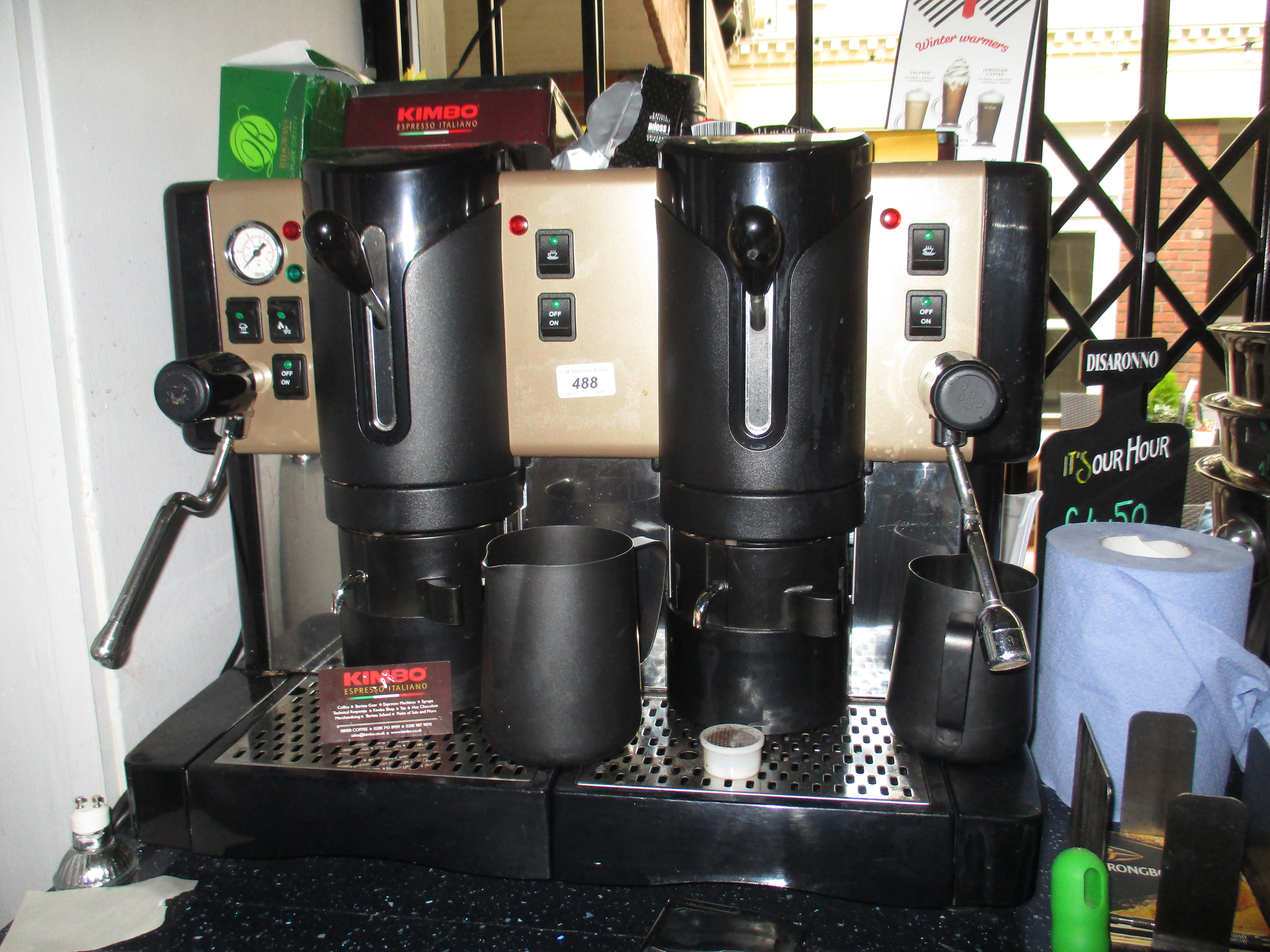 Kimbo Espresso coffee machine COLLECTION Tuesday 22nd August 2017