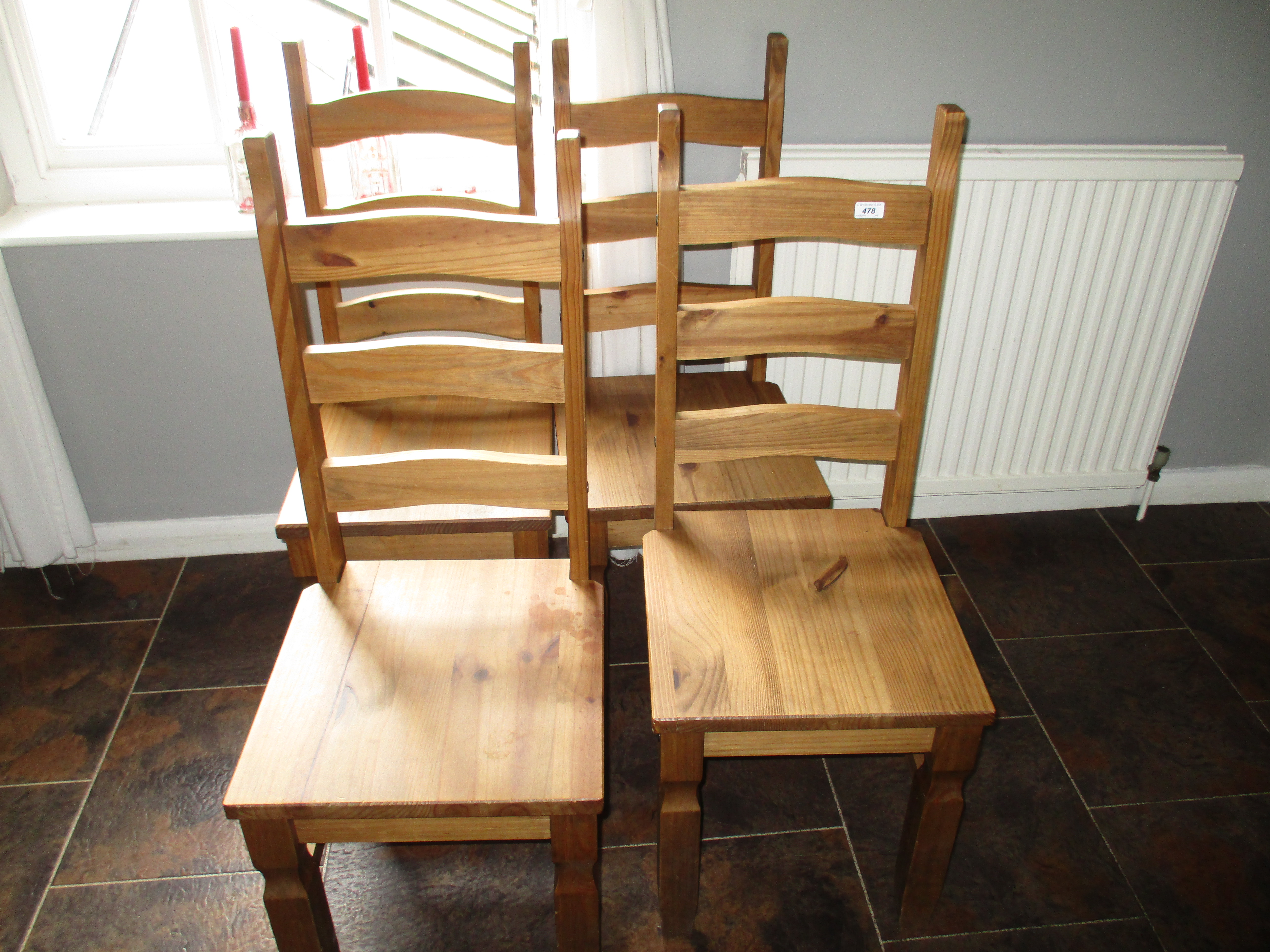 { Option of lots 478, 479, 480, 481, 482 (P) } } 4 x stained pine