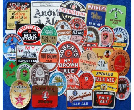 Beer labels, a further selection of 31 UK pre-contents labels including Guinness bottled by Southam's Brewery Ltd, Shrewsbury