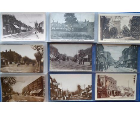 Postcards, London, a further selection of 48 cards of East London inc. RP's of Hampton Rd Forest Gate, Woodgrange Rd Forest G