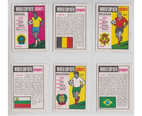 Trade cards, Football, Anglo Confectionery, World Cup 1970 (set, 48 cards) (gd/vg)