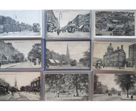 Postcards, a collection of 44 cards of East London inc. RP's of Montpelier Gardens East Ham, Aerial view of Royal Mint, Town 