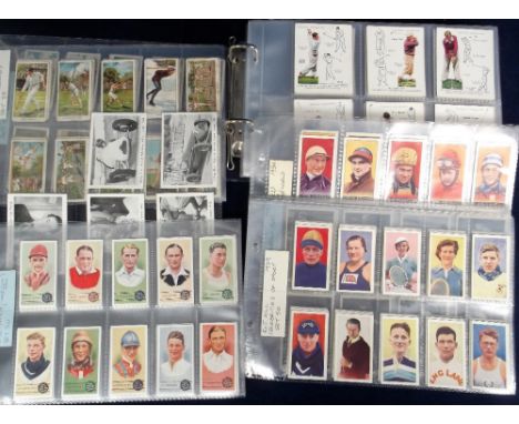 Cigarette &amp; trade cards, Sport, album containing a selection of sport related cards, sets, part sets &amp; odds inc. Bogu