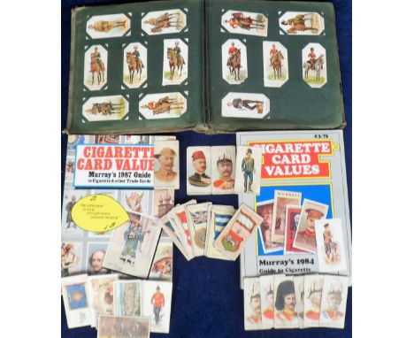 Cigarette Cards, vintage album containing approx. 300 cards inc. Gallaher's Types of the British Army (60+), Regimental Colou
