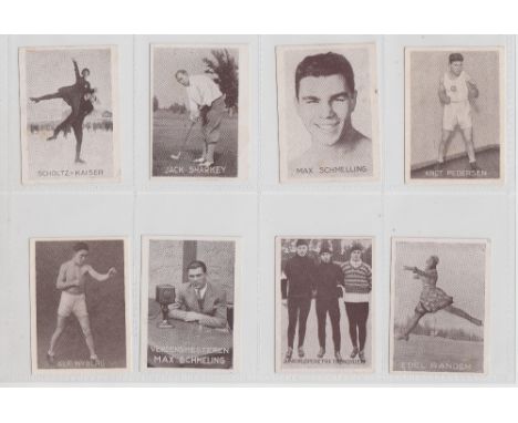 Cigarette Cards, Norway, Tiedemanns, Sport Series, all with various Tiedemanns backs, 99 different cards inc. boxing, footbal