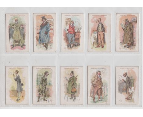 Cigarette cards, Gallaher, Votaries of the Weed (set, 50 cards) (a few with light staining/foxing to backs, gen gd) 