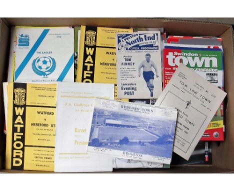 Football programmes, a collection of approx. 100 League v Non-League games in the FA Cup, 1960's onwards, inc. Bedford v Brig