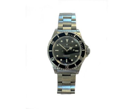 Rolex - A gentleman's steel 'Oyster Perpetual Submariner' wristwatch, circa 2005, model 14060M serial number D449622, the sig