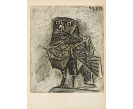 δ Pablo Picasso (1881-1973) La ChouetteLithograph printed in colours, 1954, on Arches paper, printed by Mourlot, published by