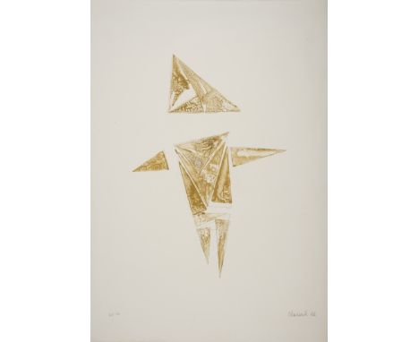δ Lynn Chadwick (1914-2003)Figure IILithograph printed in colours, 1966, signed, dated and numbered from the edition of 50 in