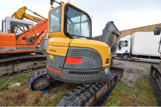 Volvo Ecr58 Tracked Excavator Serial No Year Of Manufacture 05 5 650kg Mass Indicated