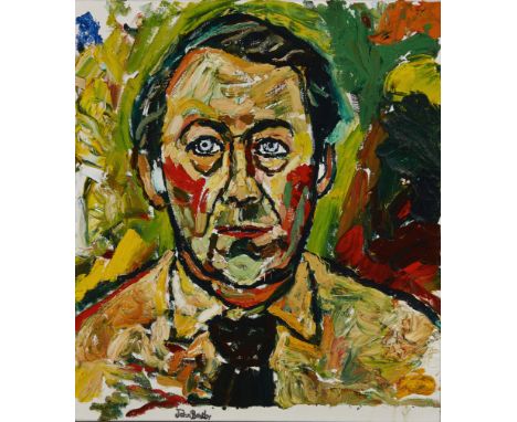 John Bratby,&nbsp;British 1928-1992 -&nbsp;Portrait of Sir Ronald McIntosh, 1978;&nbsp;oil on canvas, signed lower centre 'Jo