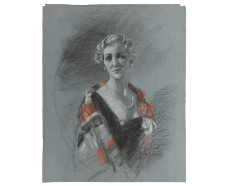 Frank O. Salisbury,  British 1874-1962 - Ten portraits:  Lady Scott, 1946;  Lady Scott, 1946;  Study for portrait;  Study for