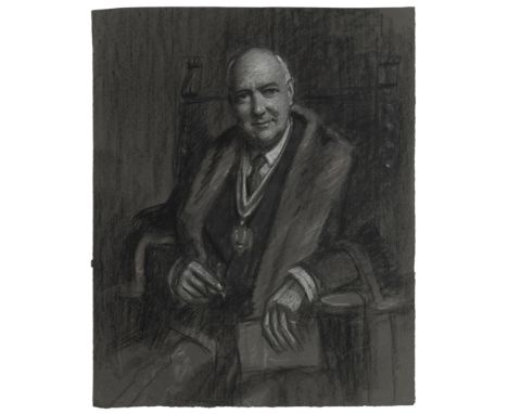 Frank O. Salisbury,&nbsp;British 1874-1962 -&nbsp;Ten portraits:&nbsp;Sir David Wakefield, May 1955;&nbsp;Unknown lady wearin