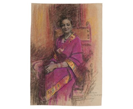 Frank O. Salisbury,  British 1874-1962 - Ten portraits:  HH Princess Harriner, India June 22 1953;  Miss Beatrice Harrison or