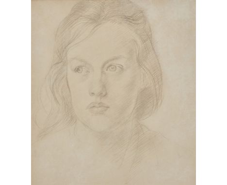 Henry Lamb RA,&nbsp;Australian/British 1883-1960 -&nbsp;Portrait of Euphemia Lamb, c.1906;&nbsp;pencil on paper, 23.5 x 20.9 
