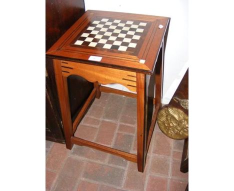 An antique games table
