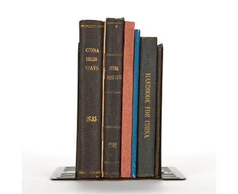 Group of seven early 20th c. books concerning travel in China. Includes the Constitution of the Shanghai Yacht Club; several 
