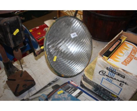 An old runway light