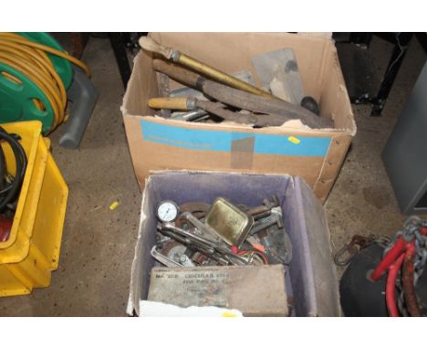 Two boxes of tools