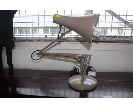 An angle poise lamp by Herbert Terry &amp; Sons