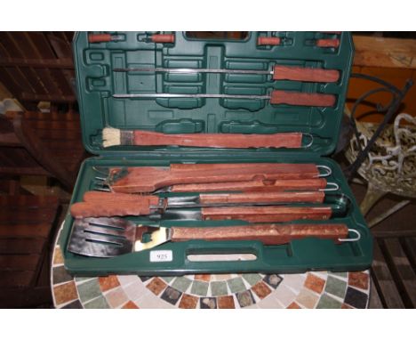 A set of barbecue tools