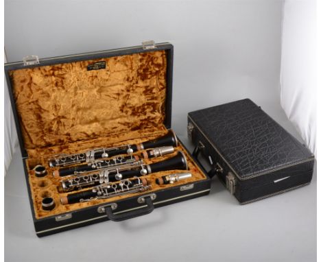 Noblet Artist clarinet, cased, and a clarinet case, (2).