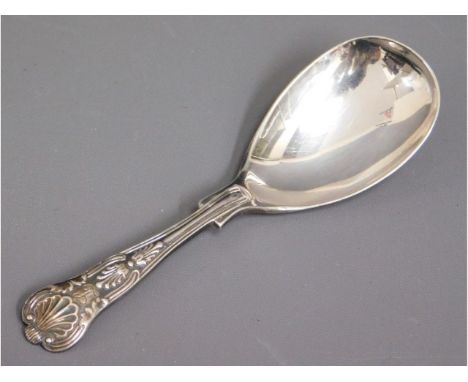 A 19thC. silver caddy spoon by William Gallimore &amp; Sons, Sheffield 1900 23g