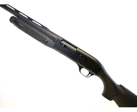 Benelli M1 Super 90 left hand semi auto 12 bore shotgun, three shot maximum capacity, 27.5inch multichoke barrel with five tu