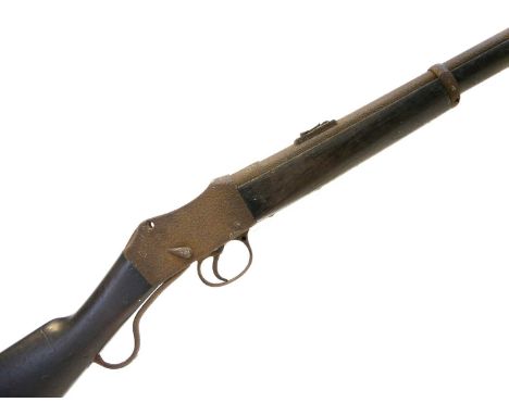 Martin Henry cavalry carbine in relic condition 21inch barrel fitted with folding ladder sights.Section 58 (2) Antique / obso