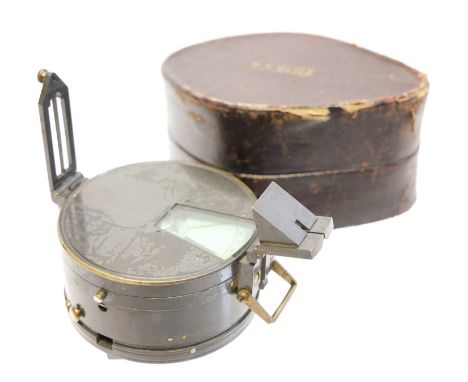 Named Artillery Clinometer, inscribed for Lt Col. Henry Noel St John Maule, and named on its case. Lt Col. Henry Noel St John