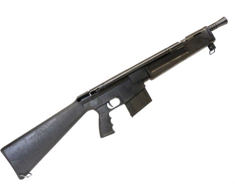 Sussex Armoury Jackal AR7 .22 air rifle, with short 8 inch barrel and muzzle break combination, serial number 2647, with poly