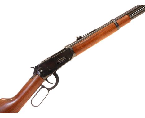 Winchester 94AE .45 Long Colt lever action saddle ring carbine, 20 inch barrel, serial number 6242905.UK FIREARMS LICENCE WIT