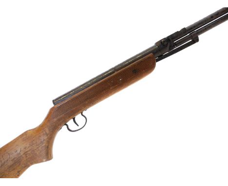 Relum Model 322 .22 air rifle, 18 inch barrel, no serial number.No licence is required to buy this item, purchaser must be ov