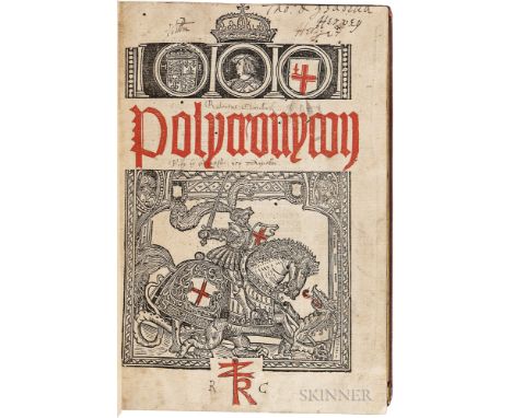 Higden, Ranulphus (d. 1364) Polycronicon. Translated by John Trevisa, with the 1357-1460 Continuation by William Caxton. Sout