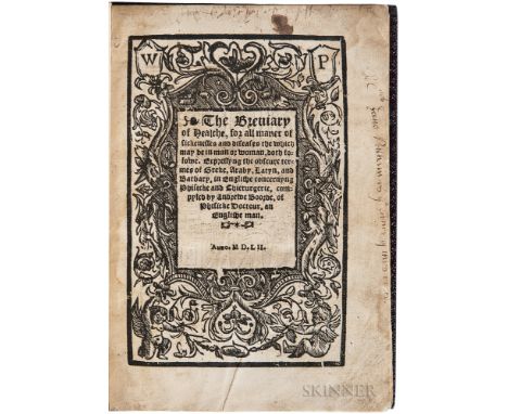 Boorde, Andrew (1490?-1549) The Breviary of Healthe, for All Maner of Sickenesses and Diseases the which may be in man or wom