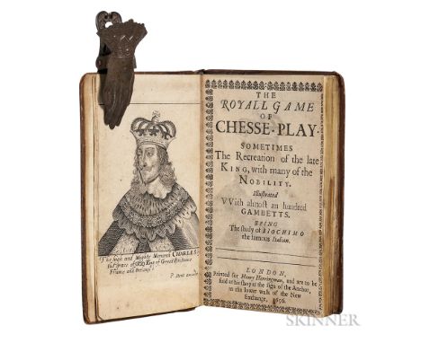 Greco, Gioacchino (c. 1600-c. 1634) The Royall Game of Chesse-Play. London: Printed for Henry Herringman, and are to be sold 