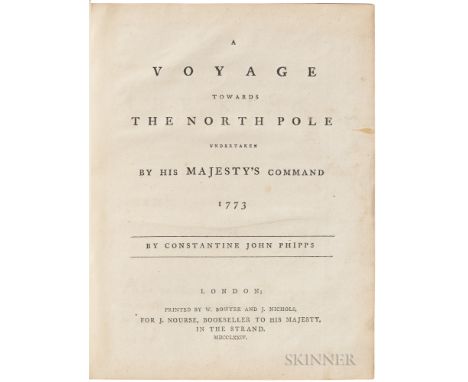Mulgrave, Constantine John Phipps, Baron (1744-1792) A Voyage towards the North Pole undertaken by His Majesty's Command 1773