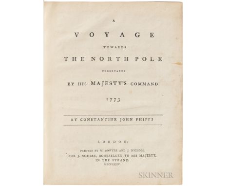 Mulgrave, Constantine John Phipps, Baron (1744-1792) A Voyage towards the North Pole undertaken by His Majesty's Command 1773