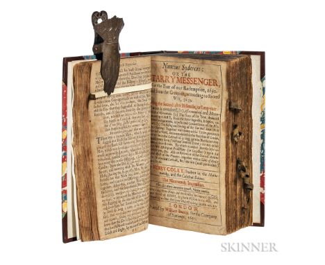 Sammelband of Fourteen British Almanacs, 1690. Octavo, including the following almanacs: 1) John Partridge's (1644-1715) Merl