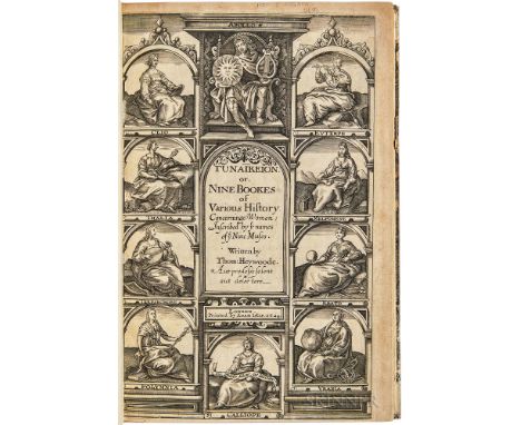 Heywood, Thomas (d. 1641) Gynaikeion: or, Nine Bookes of Various History Concerninge Women. London: Printed by Adam Islip, 16